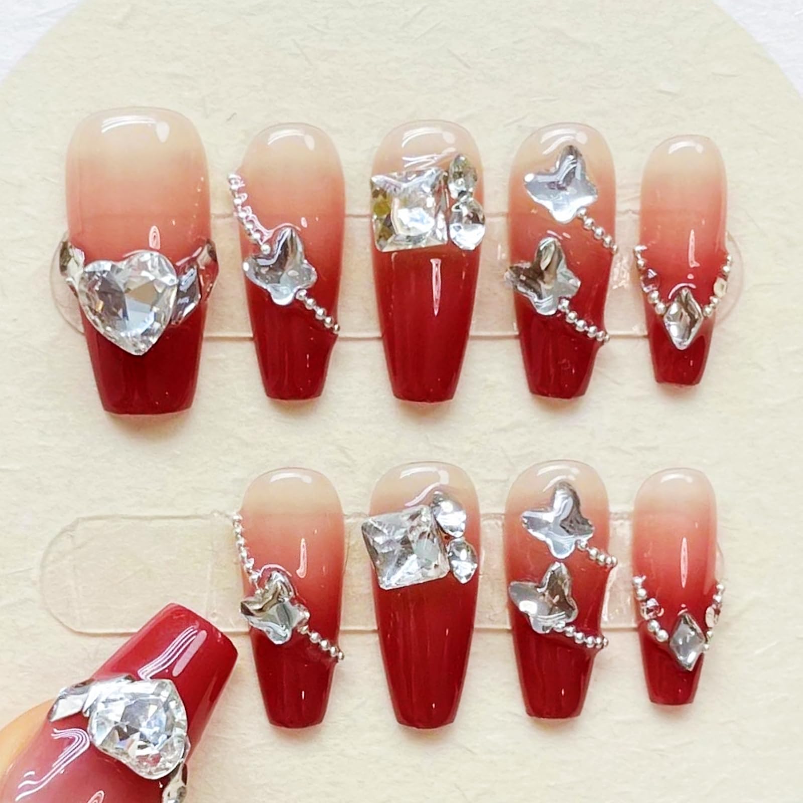 ChicPress: Handmade Coffin Short Nail Set