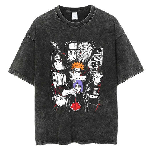 Naruto Retro Cotton Tee - American Style