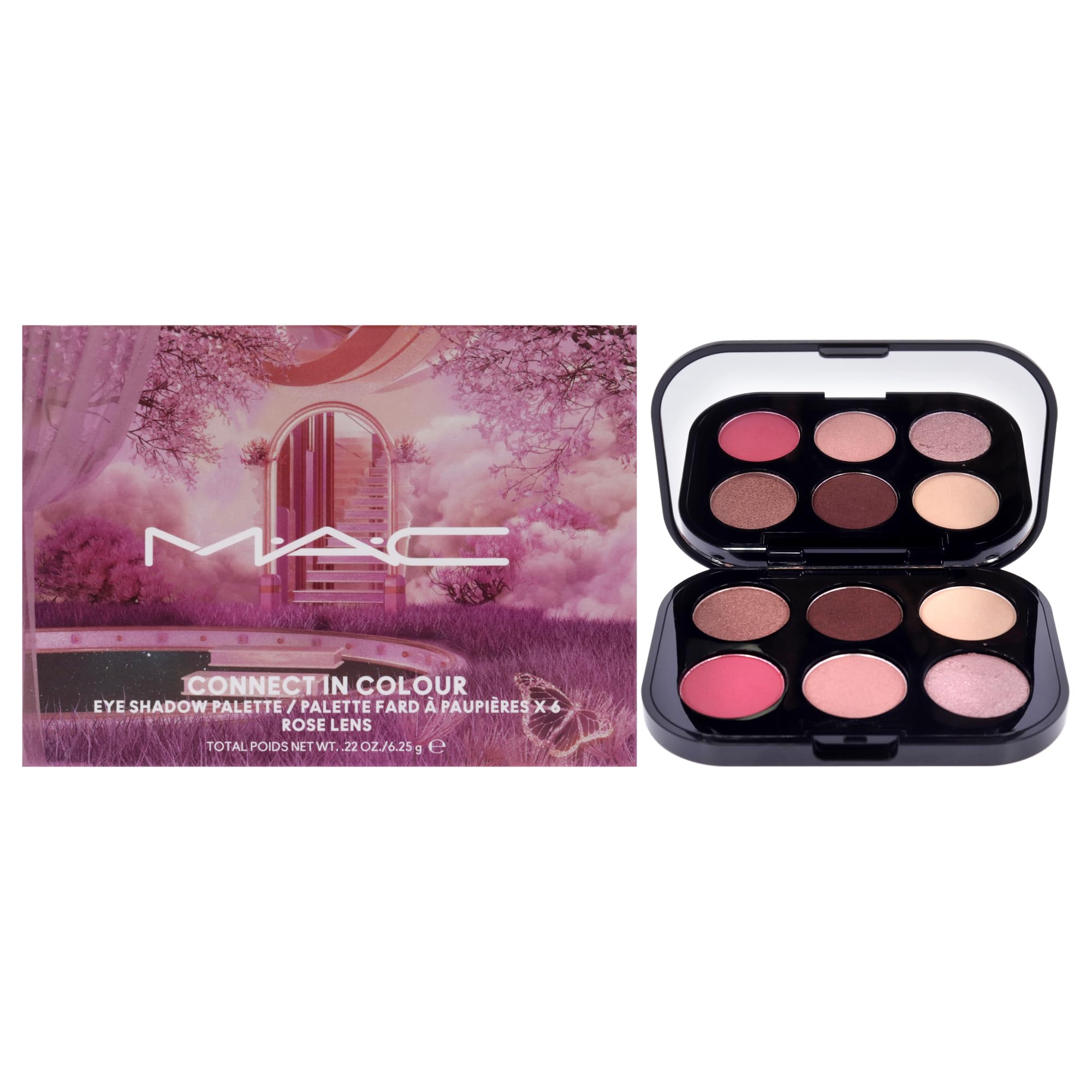MAC Color Integrate Eye Shadow Palette - Rose Lens - 0.22 oz