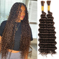 Deep Wave 20" Brazilian Virgin Braiding Hair 100g - Dark Brown