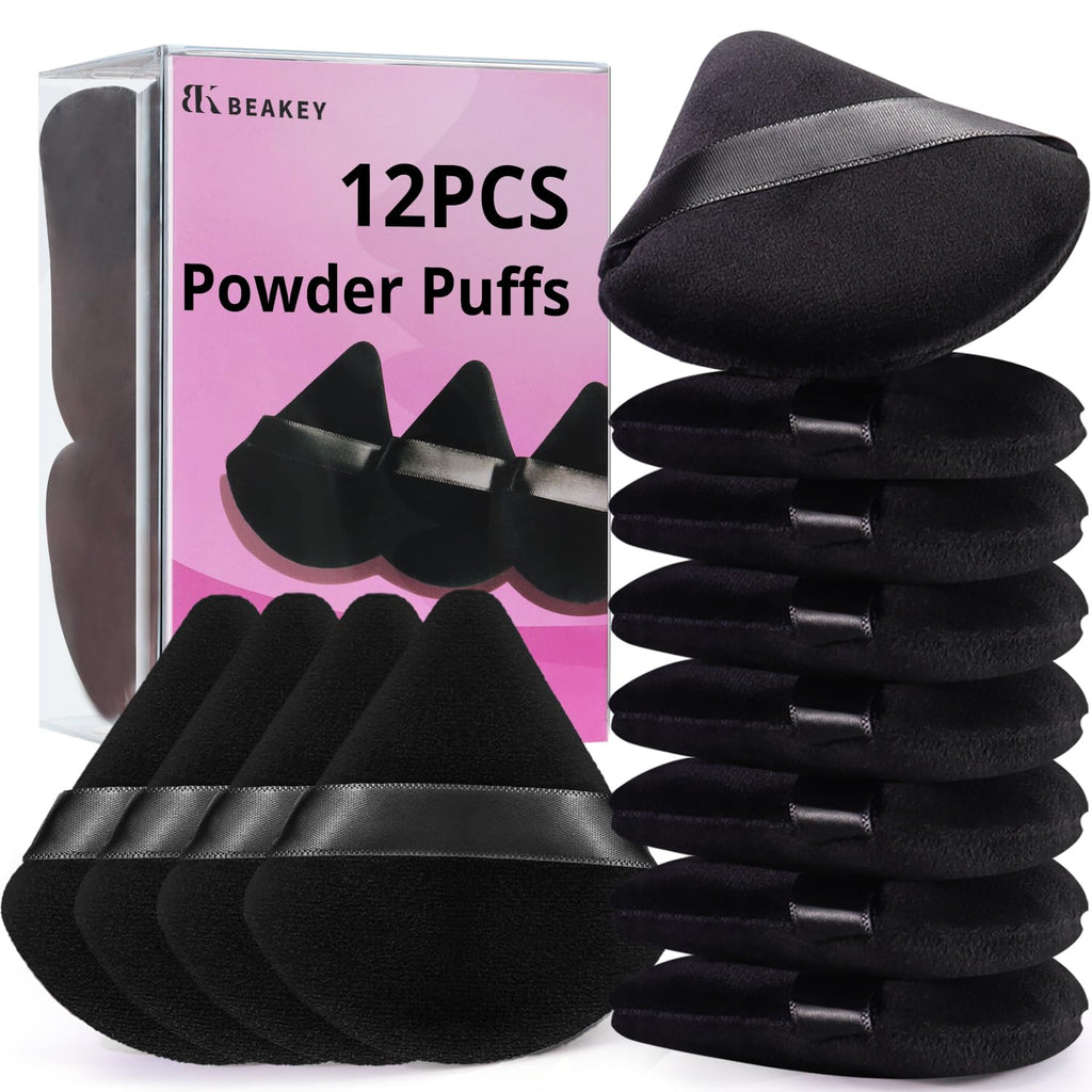 BEAKEY 12pc Triangle Makeup Sponges