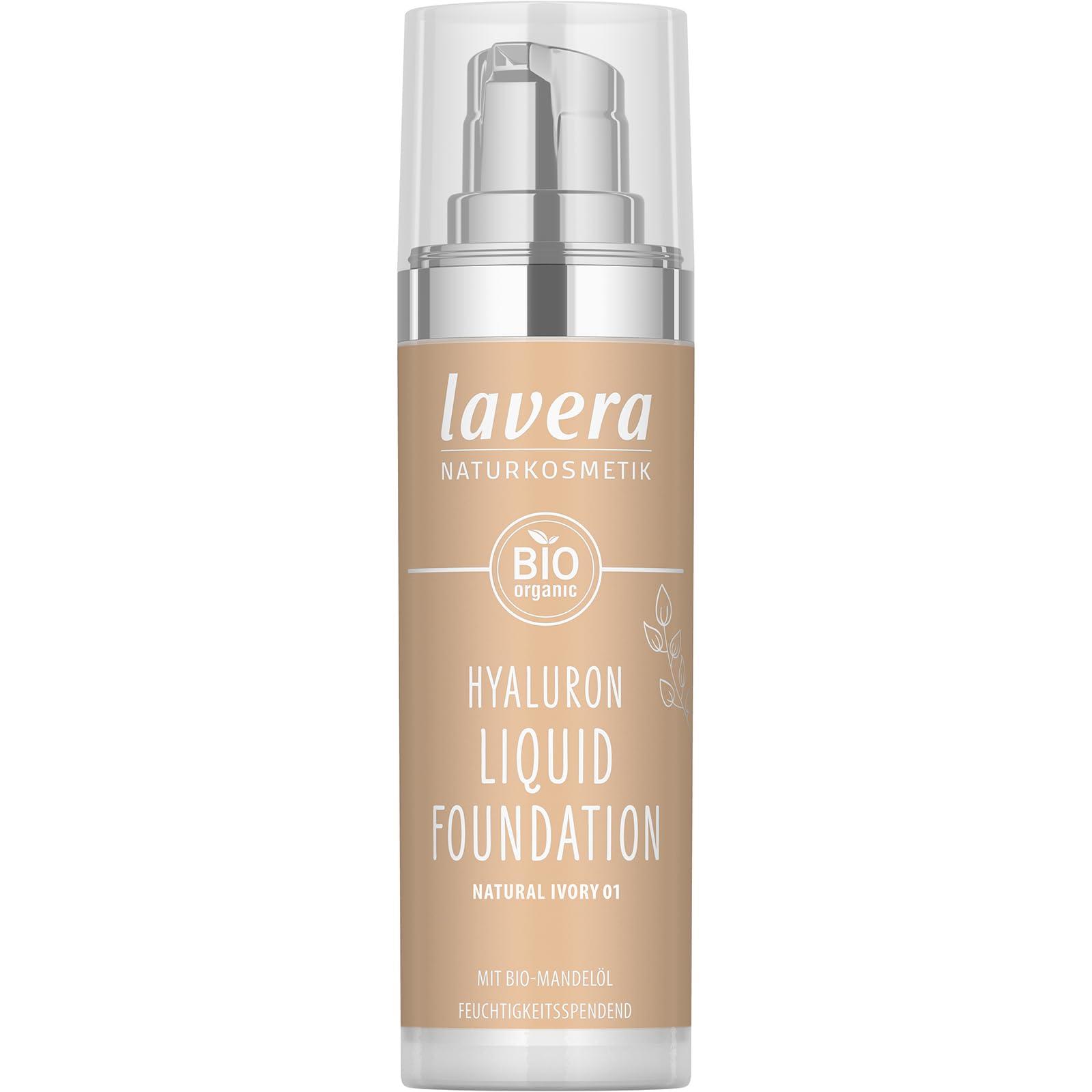 Lavera Flawless Hyaluron Foundation - Natural Ivory 01