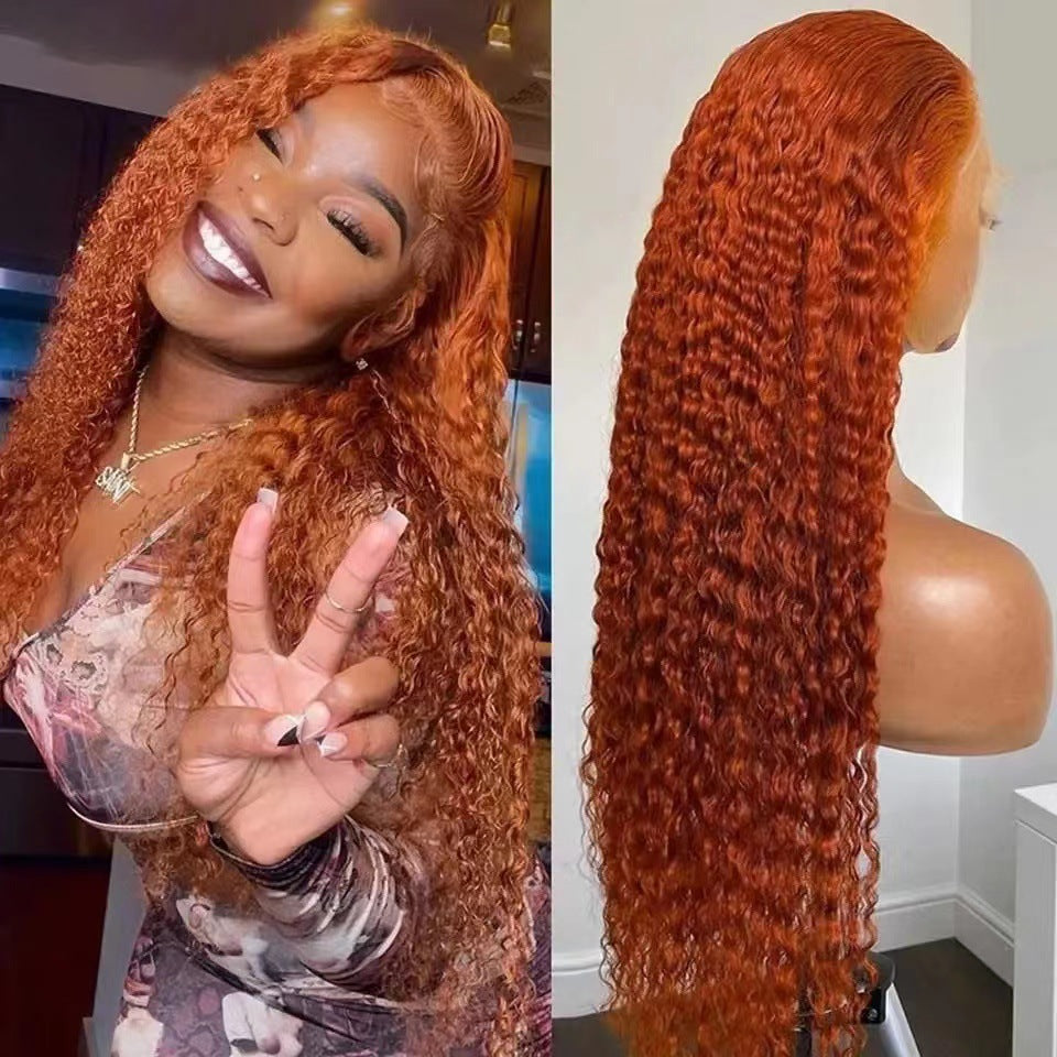 Front Lace Pixie Wig - Long Curly Human Hair