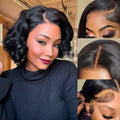 Eeotii Glueless Bob Lace Wig 14 Inch