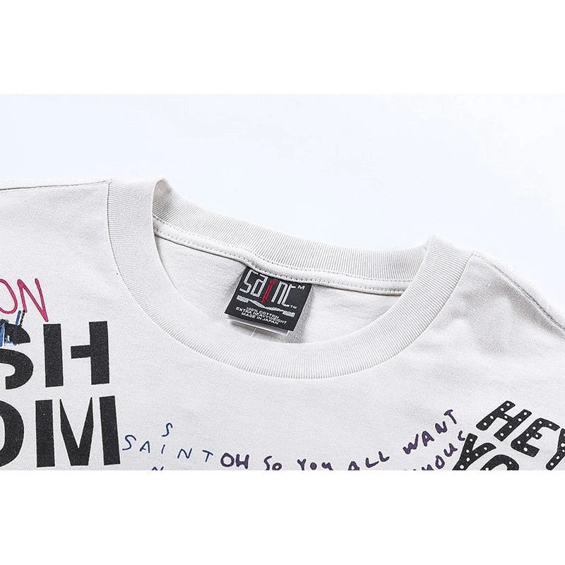 SAINT MICHAEL Retro Wash Tees
