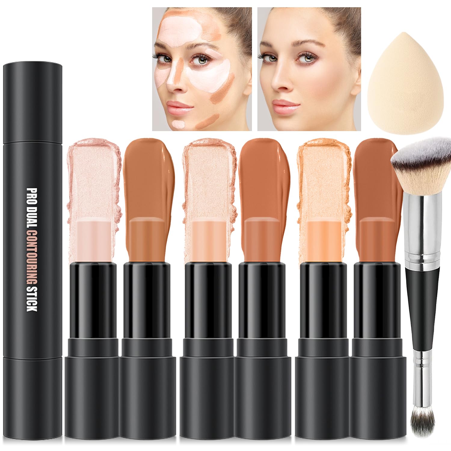 6-Shade Contour & Highlight Stick Kit