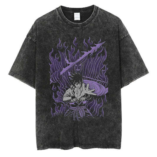 Naruto Retro Cotton Tee - American Style