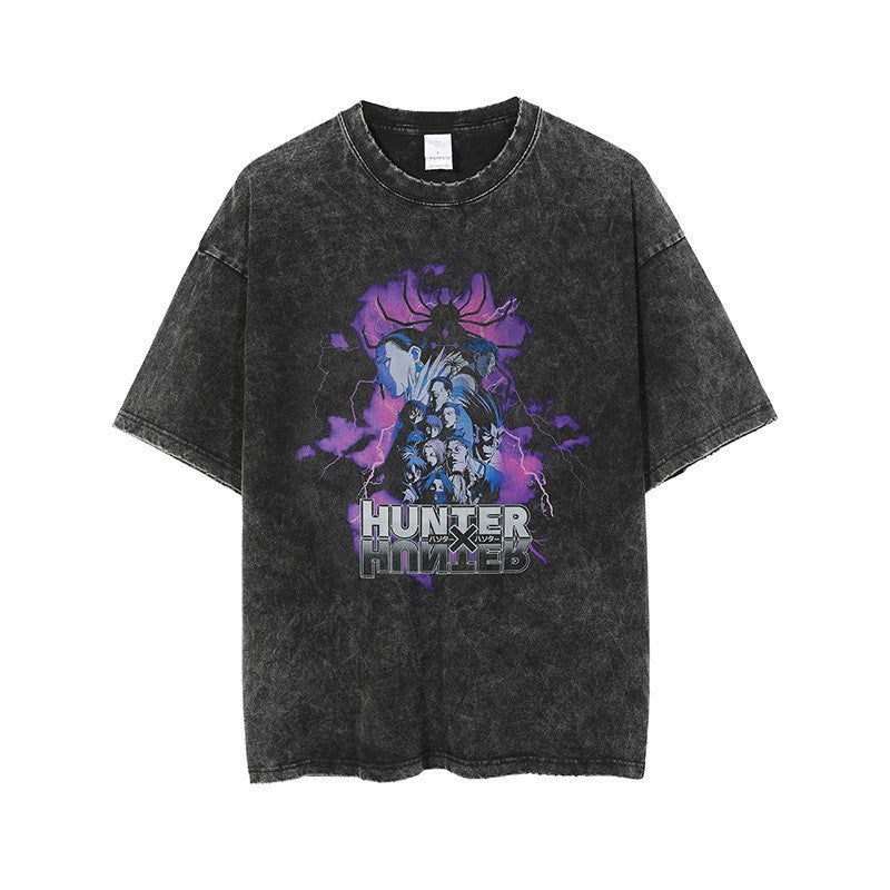 Urban Anime Graphic Tee - Retro Summer Style
