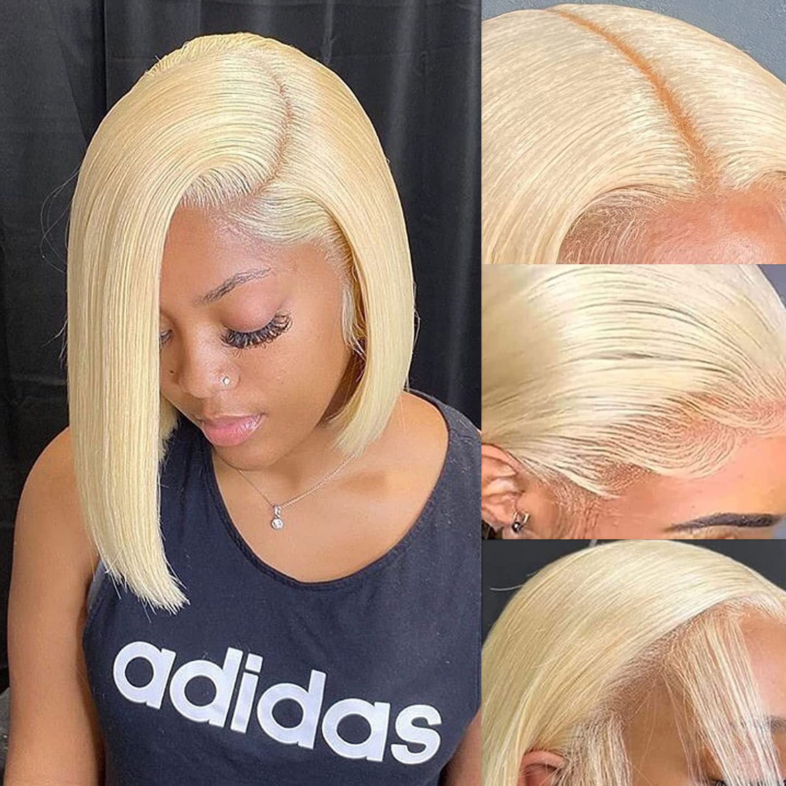 Blonde Bob 613 Human Hair Wig
