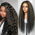 CascadeWave HD Transparent Lace Front Wig 26 Inch