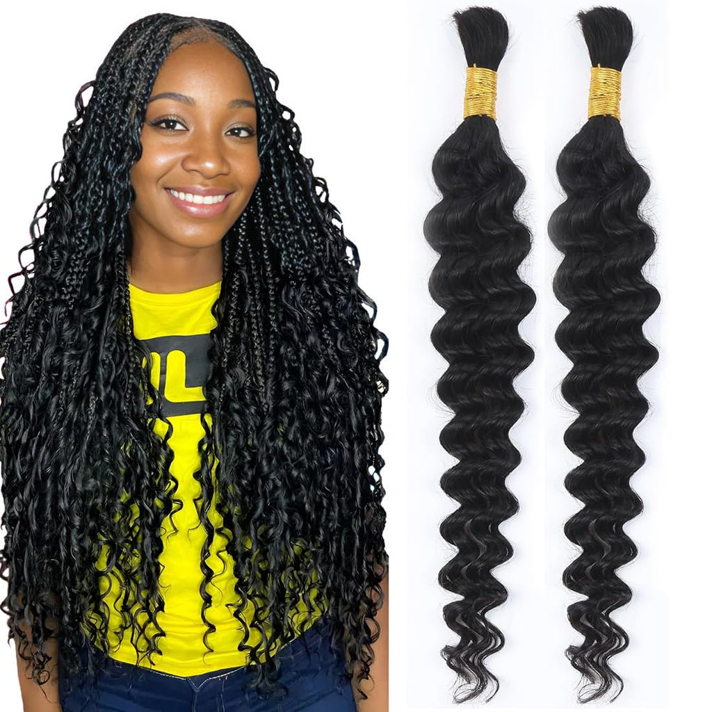 Boho Wave 20" Virgin Braiding Hair 2-Pack