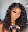 EasyWear Pre-Plucked HD Lace Curly Wig 18 Inch