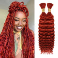 Ginger Deep Wave Braiding Bundles 16 Inch 100g