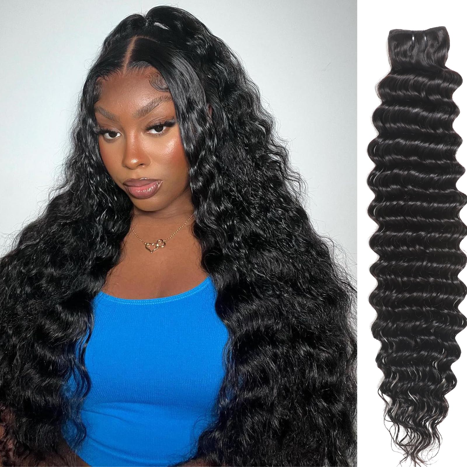 Brazilian Deep Wave Human Hair Bundle