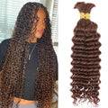 Deep Wave Braiding Hair Extensions 100g Brown