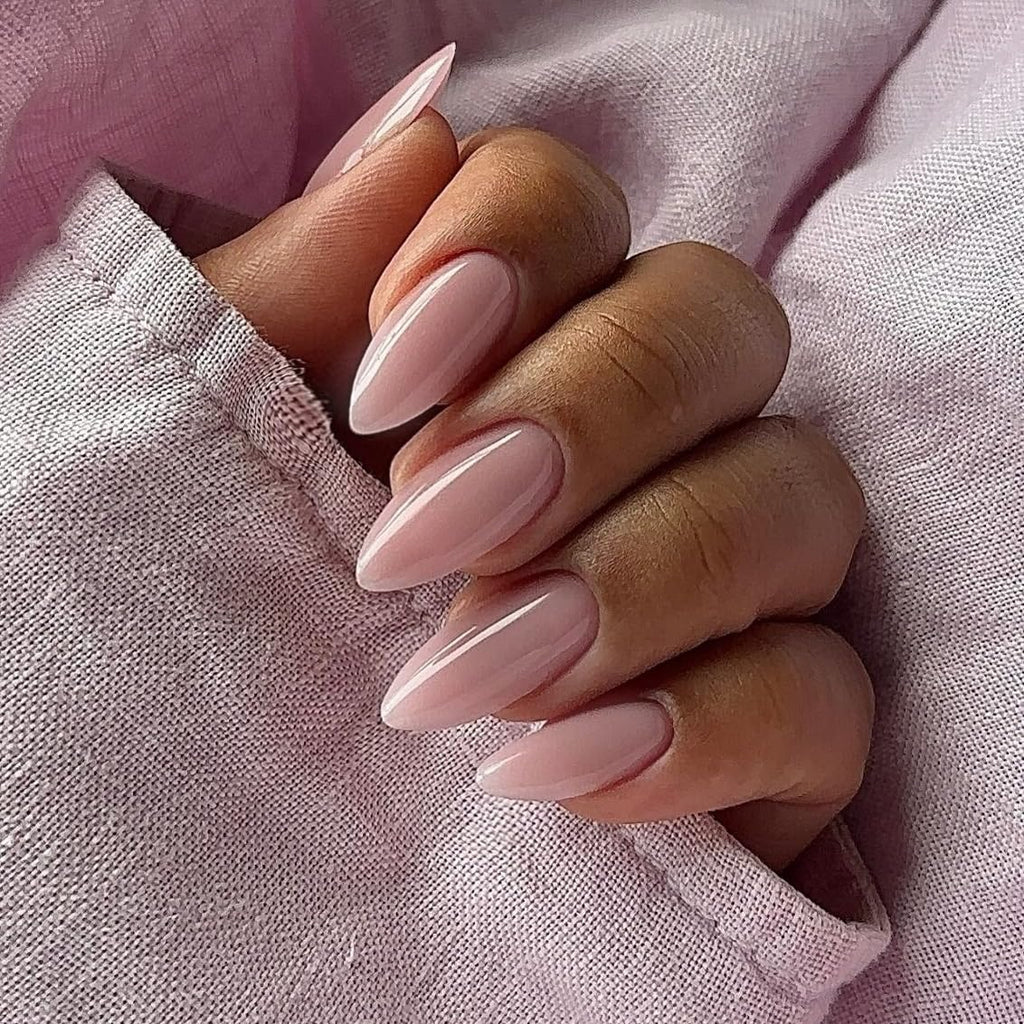 Chic Almond Chrome Press-On Nails