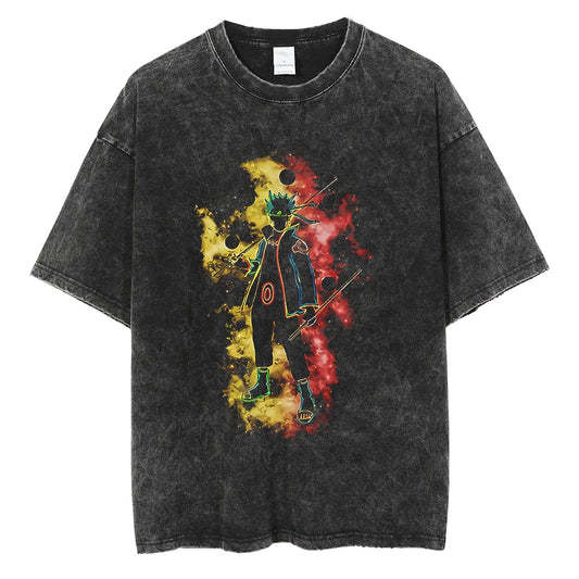 Naruto Retro Cotton Tee - American Style