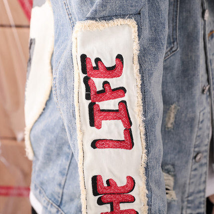 Urban Chic Light Blue Denim Jacket