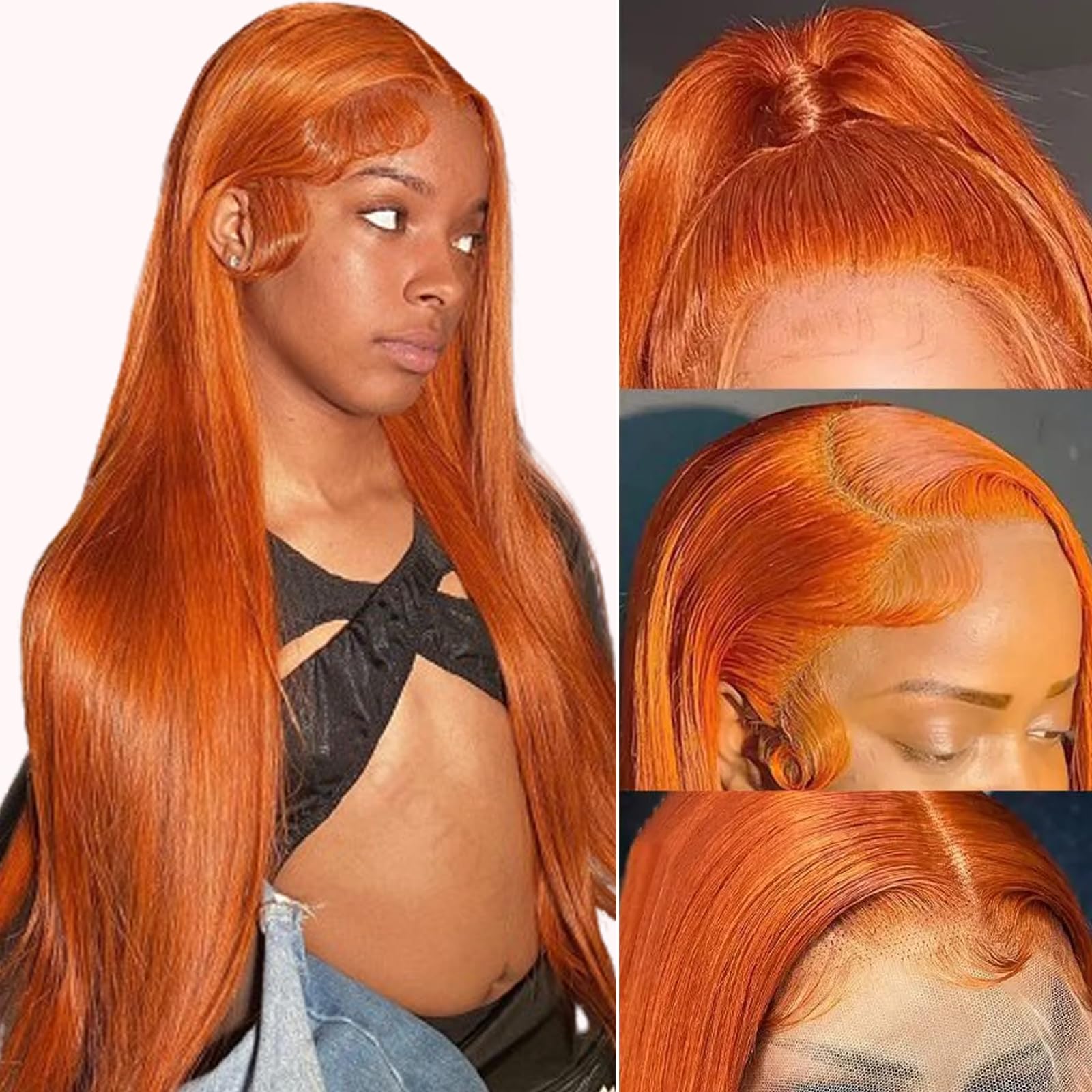 Ginger Blonde 13x4 Lace Front Wig 26 Inch