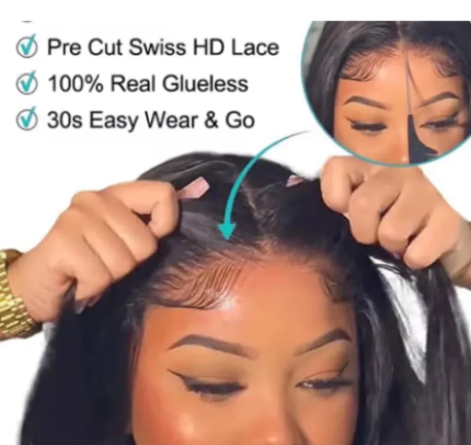 Natural Wave Easy-Wear Human Hair Wig