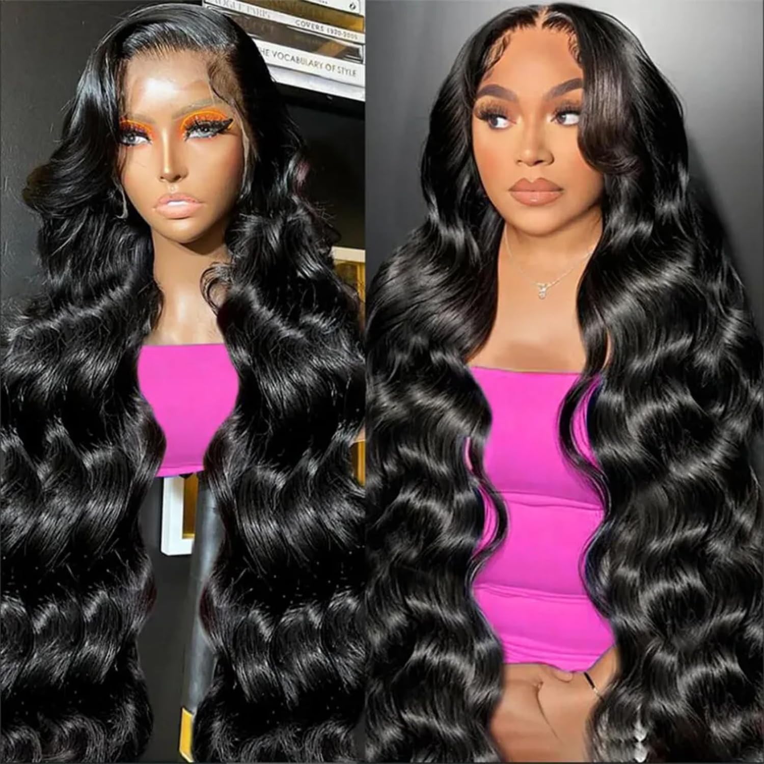 Natural Wave HD Lace Front Wig