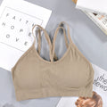 Thin Strap Cross Back Bra