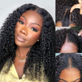 Curly U-Part Human Hair Wig 14 Inch