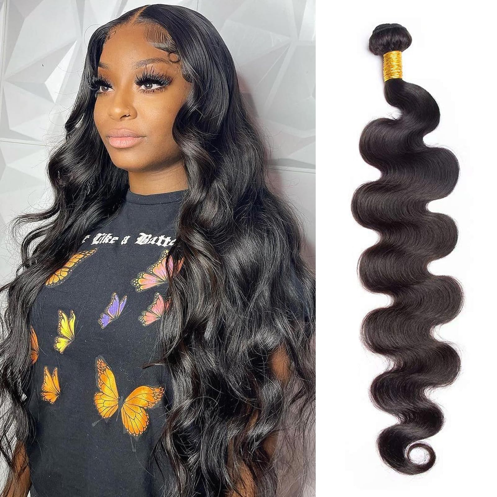 LuxWave 26" Brazilian Human Hair Bundle