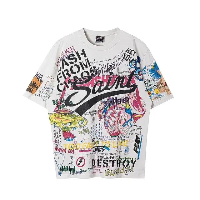 SAINT MICHAEL Retro Wash Tees