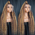 Front Lace Pixie Wig - Long Curly Human Hair