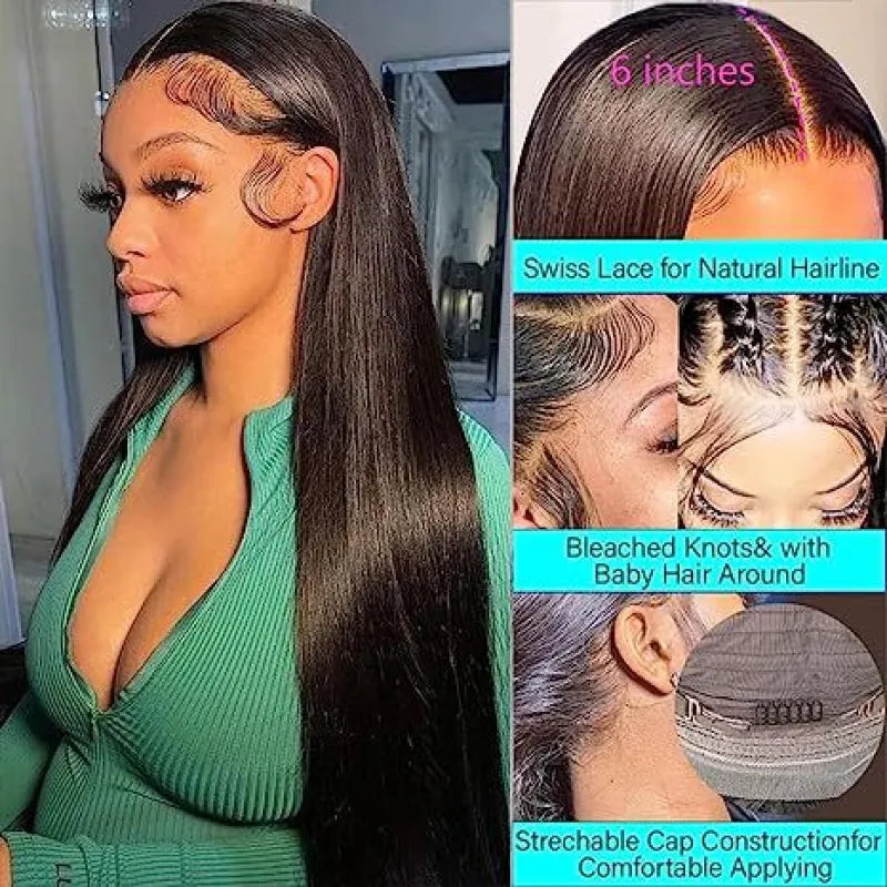 Natural Front Lace Real Hair Wig