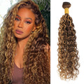 Honey Blonde Highlight Water Wave 22 Inch P4/27