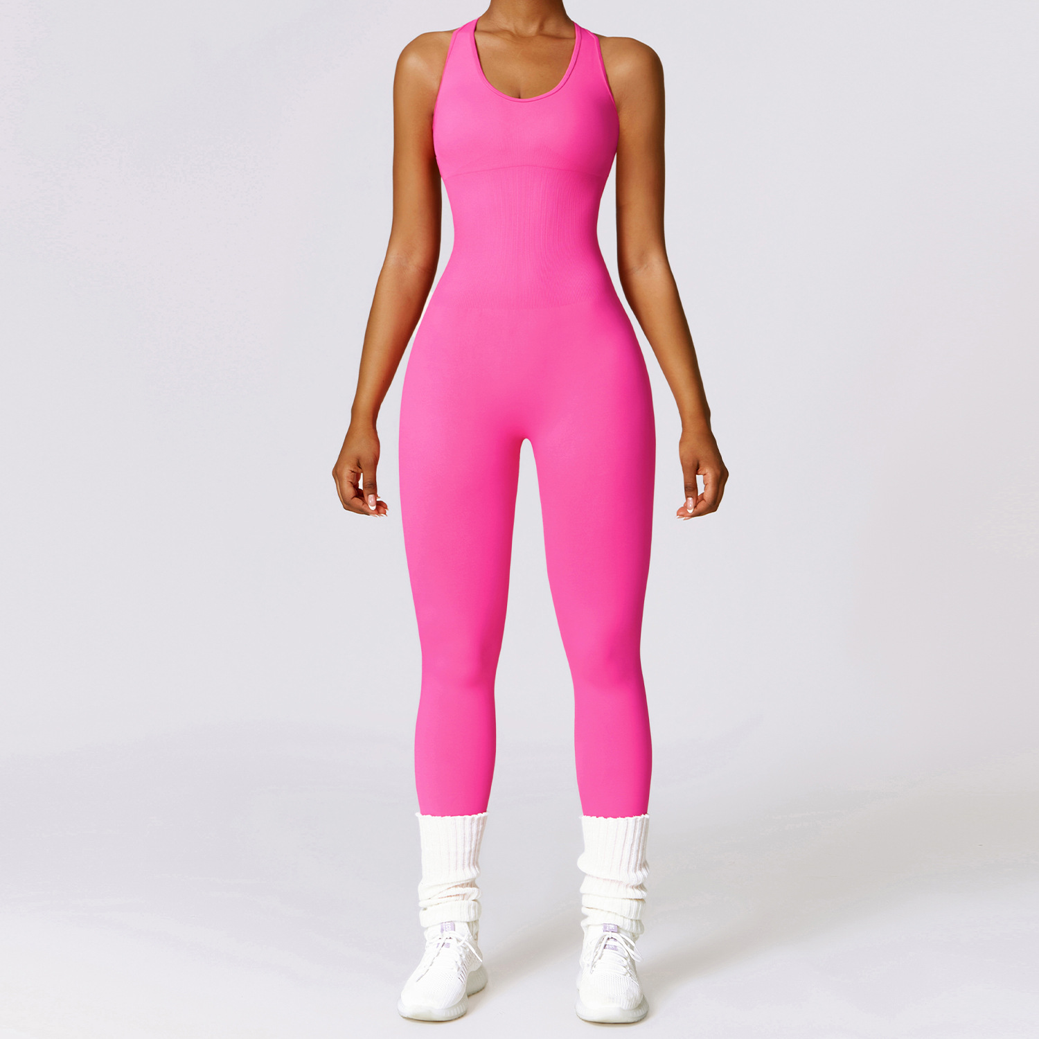 Tight Sports Back V Shape One-piece